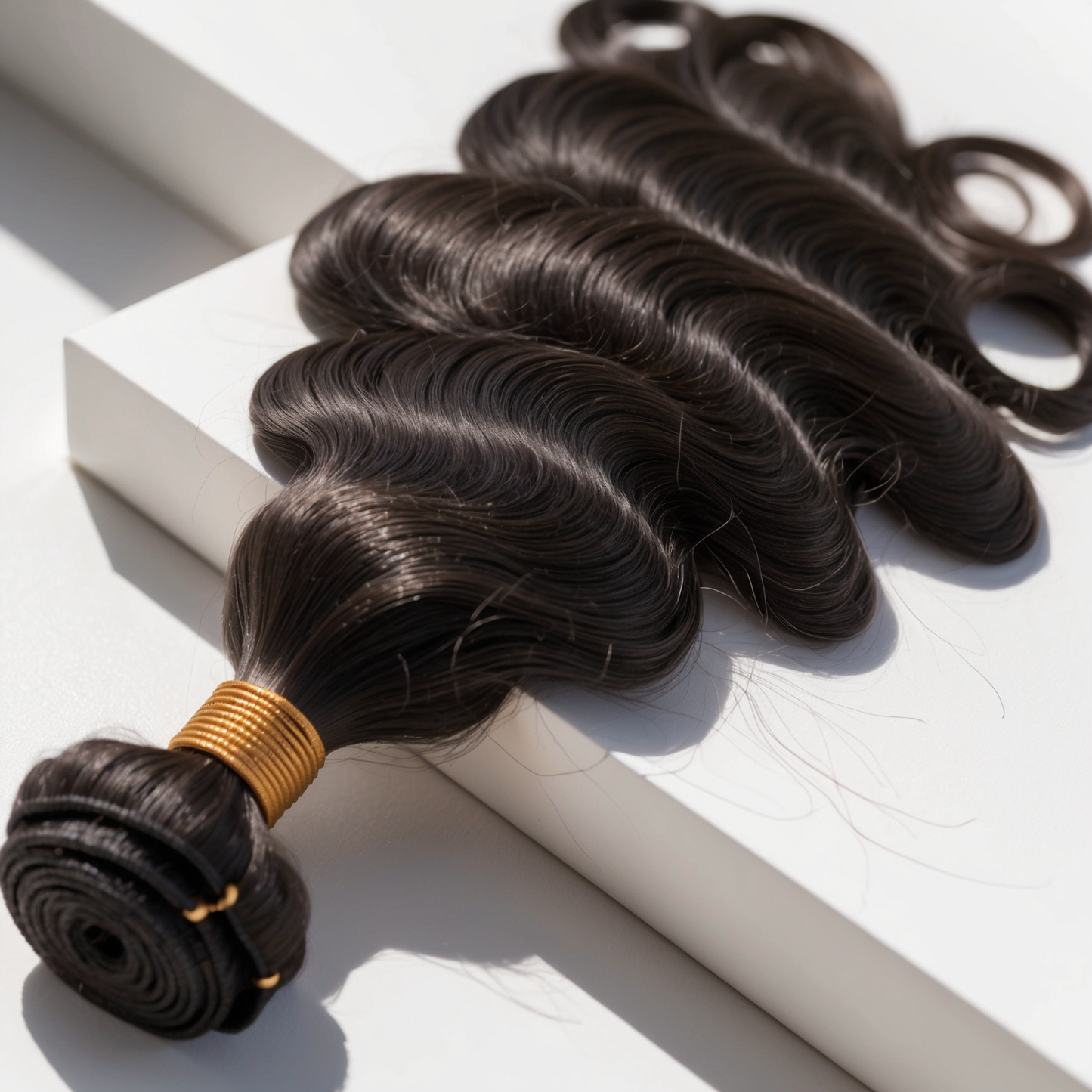 12-30 Inch Body Wavy Virgin Brazilian Hair #1B Natural Black