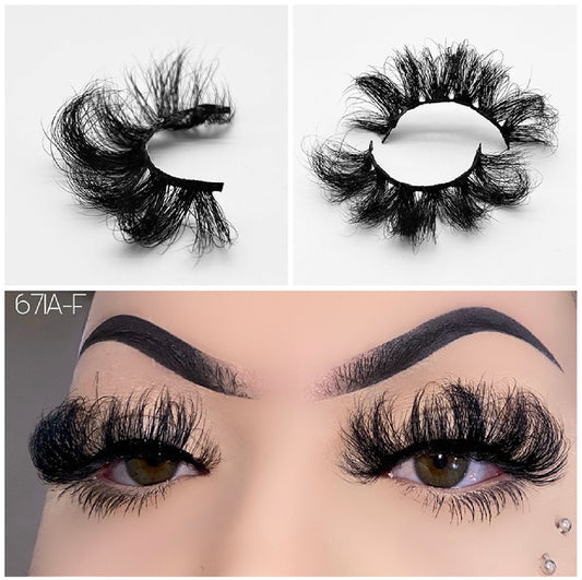 The Tease – 671A-F   | Wispy Flirty Mink Lash